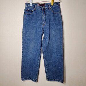 VTG B.U.M. Equipment American Womans Classics High Rise Blue Jeans Size 13/14